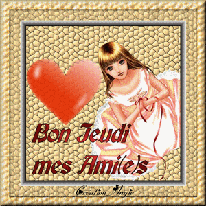 Gif animé Bon jeudi mes amies